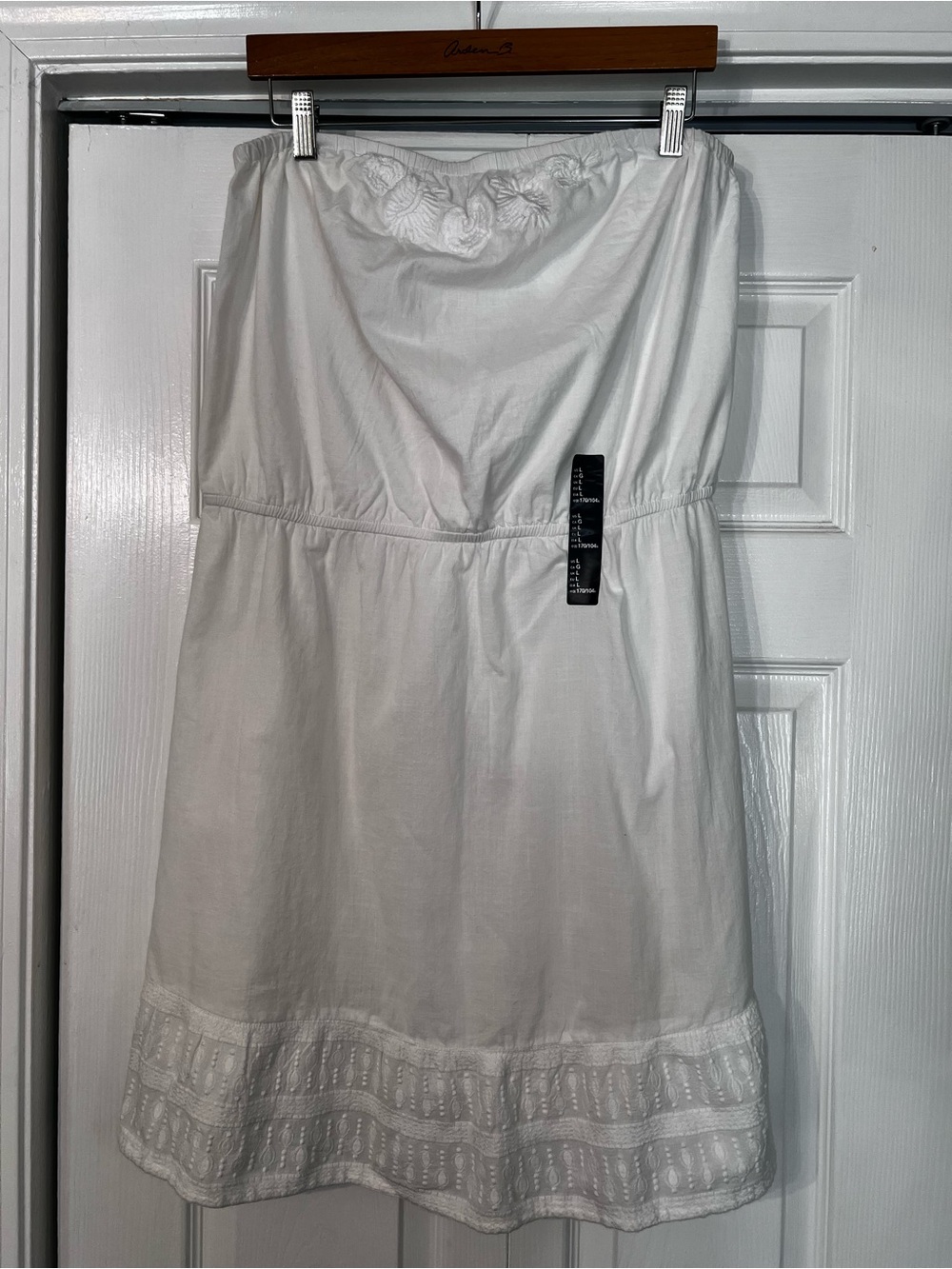 GAP Strapless Embroidered Sundress